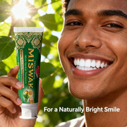 Pasta de dientes a base de hierbas remineralizante de miswak con menta