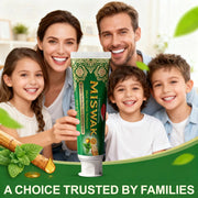 Pasta de dientes a base de hierbas remineralizante de miswak con menta
