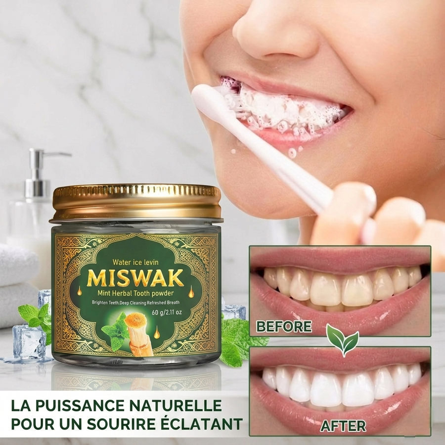 Miswak Powder Premium – Pureté Naturelle pour Vos Dents